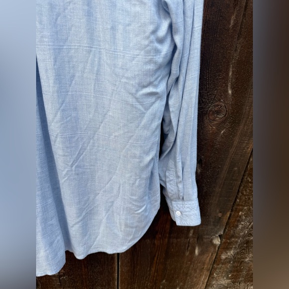 Rails Hunter Top in Heather Chambray Button Up Long Sleeve Top - Picture 12 of 14